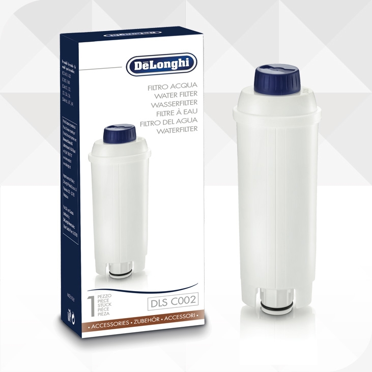 Water filter for Delonghi Dinamica coffee bean machine Café Royal Pro